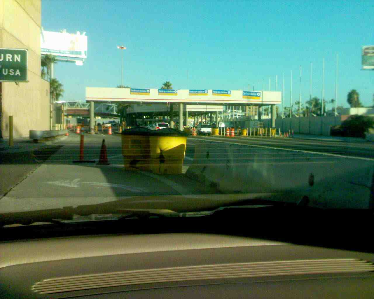 Mexican border, Aug 28, 2005, shortly before sunset