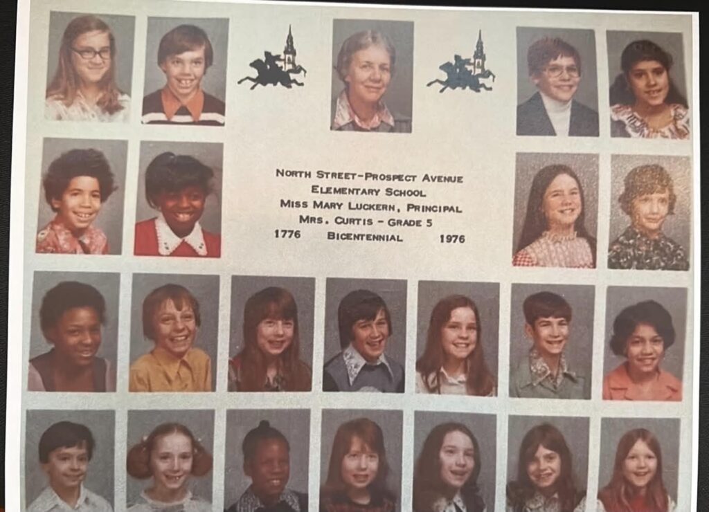 Class photo from 1976